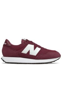 Buty New Balance MS237CF - bordowe. Okazja: na co dzień. Zapięcie: sznurówki. Kolor: czerwony. Materiał: guma, zamsz. Szerokość cholewki: normalna