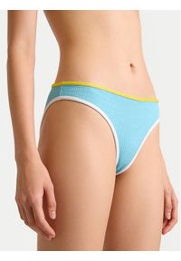 Seafolly Dół od bikini Beach Bound 40316-072 Turkusowy. Kolor: turkusowy. Materiał: syntetyk #1