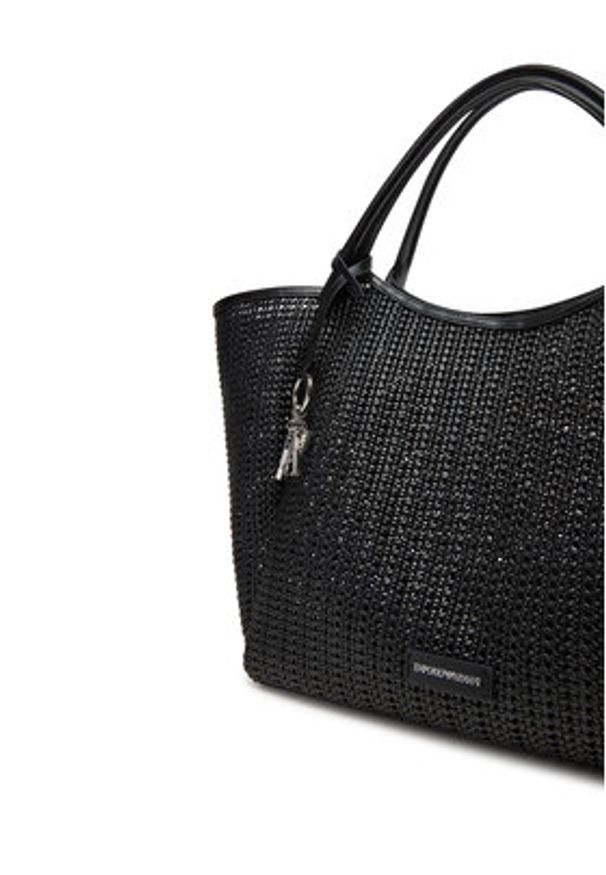 Emporio Armani Torebka EW001008 AF14309 UC001 Czarny. Kolor: czarny. Materiał: skórzane