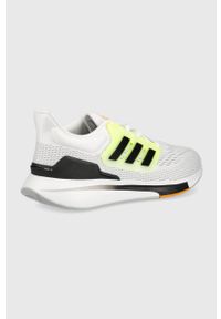 Adidas - adidas buty do biegania EQ21 Run GZ6868 kolor biały. Zapięcie: sznurówki. Kolor: biały. Materiał: materiał, guma. Szerokość cholewki: normalna. Sport: bieganie #5