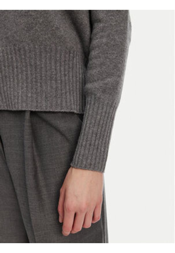Marella Sweter Spider 2523366354 Szary Oversize. Kolor: szary. Materiał: syntetyk