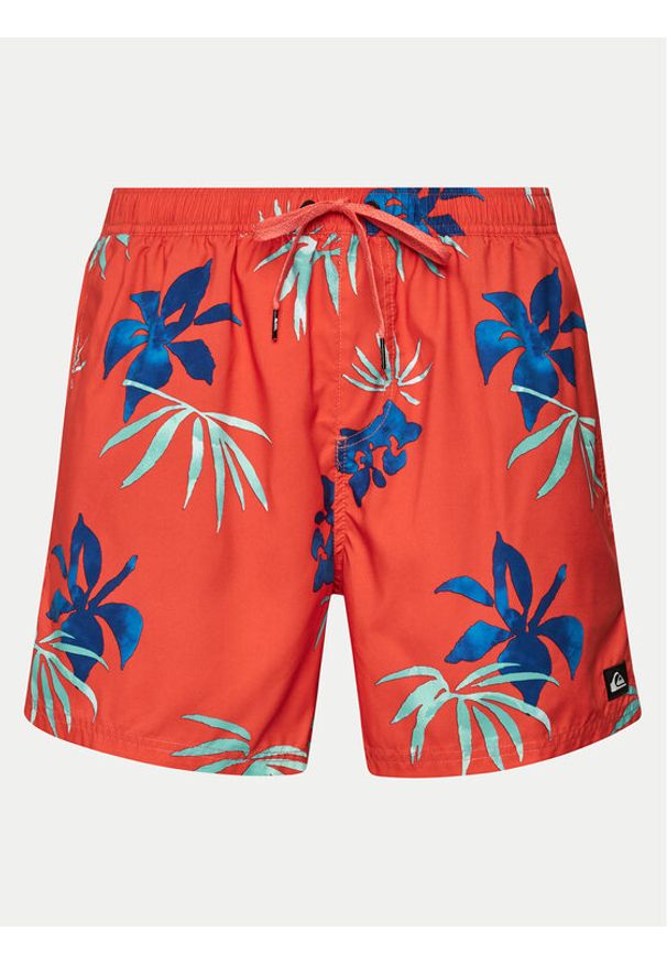 Quiksilver Szorty kąpielowe Everyday Mix Volley AQYJV03147 Czerwony Regular Fit. Kolor: czerwony. Materiał: syntetyk