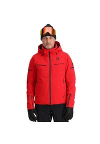 Kurtka narciarska męska Spyder Monterosa. Kolor: czerwony. Sezon: zima. Sport: narciarstwo