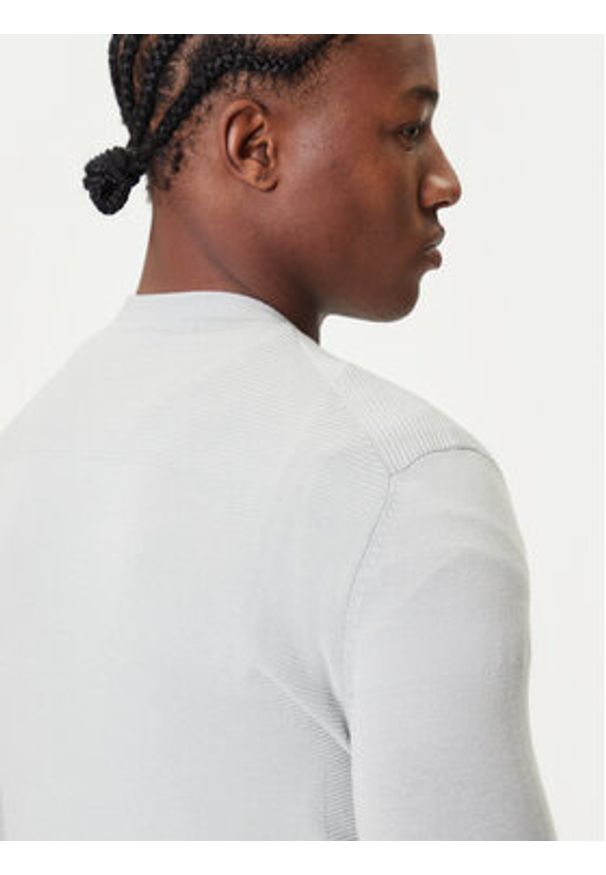 BOSS Sweter K_Momentum 50541944 Szary Regular Fit. Kolor: szary. Materiał: syntetyk