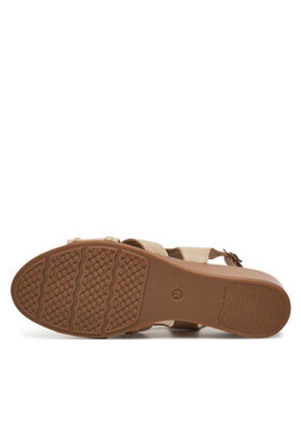 Lasocki Sandały WB-ELIA-03 Beżowy. Kolor: beżowy. Materiał: skóra