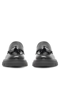 Gino Rossi Loafersy RUBBER-I22 23580AB Czarny. Kolor: czarny. Materiał: skóra