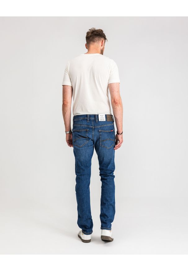 Męskie Spodnie Jeansowe Mustang Style Oregon Tapered Denim Blue 1017123 5000 782