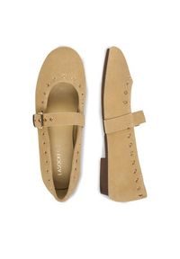 Lasocki Baleriny CEO-HY62517-2 Beżowy. Kolor: beżowy. Materiał: zamsz, skóra #5