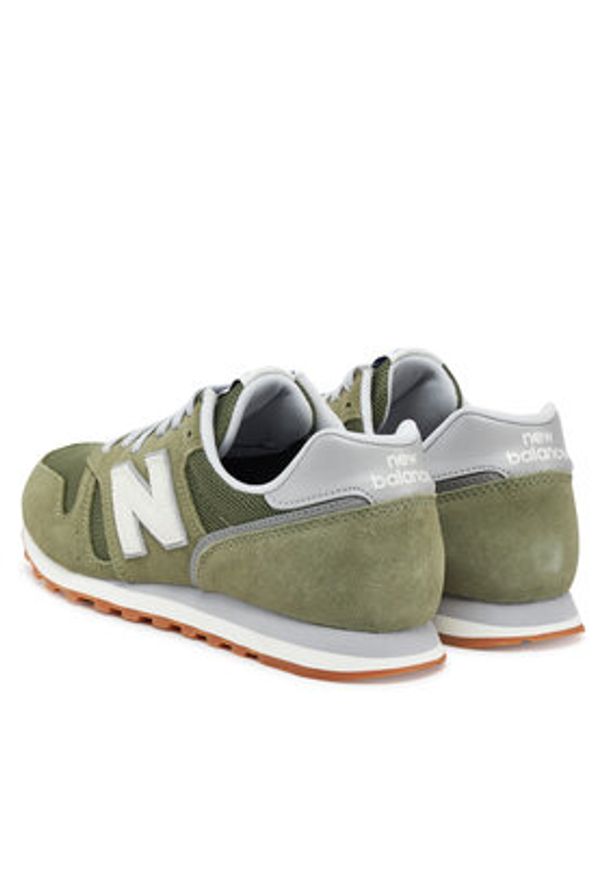 New Balance Sneakersy ML373SI2 Zielony. Kolor: zielony. Materiał: zamsz, skóra. Model: New Balance 373