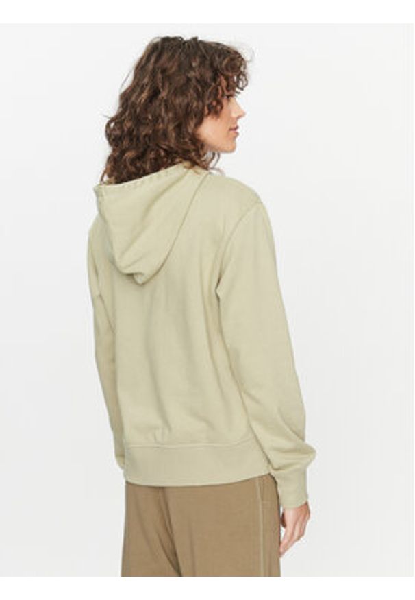 New Balance Bluza Essentials Stacked Logo Hoodie WT31533 Zielony Regular Fit. Kolor: zielony. Materiał: syntetyk