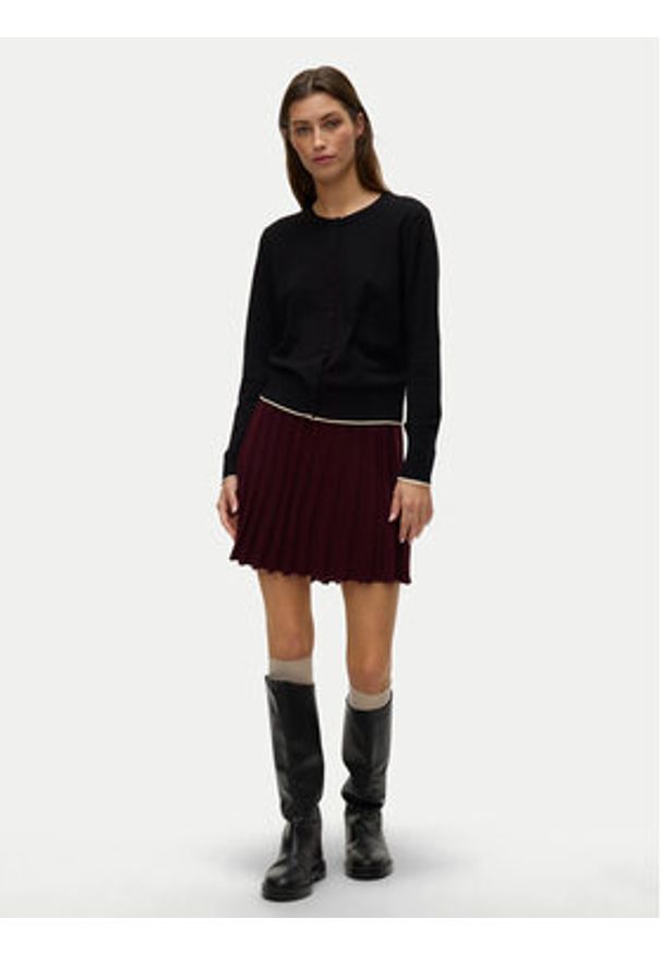 Vero Moda Spódnica plisowana Marina 10331534 Fioletowy Regular Fit. Kolor: fioletowy. Materiał: syntetyk