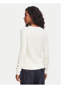 TOMMY HILFIGER - Tommy Hilfiger Sweter WW0WW44987 Kremowy Regular Fit. Kolor: kremowy. Materiał: bawełna #4