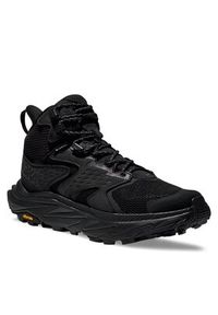 HOKA - Hoka Trekkingi Anacapa 2 Mid Gtx GORE-TEX 1141633 Czarny. Kolor: czarny. Materiał: nubuk, skóra. Technologia: Gore-Tex. Sport: turystyka piesza