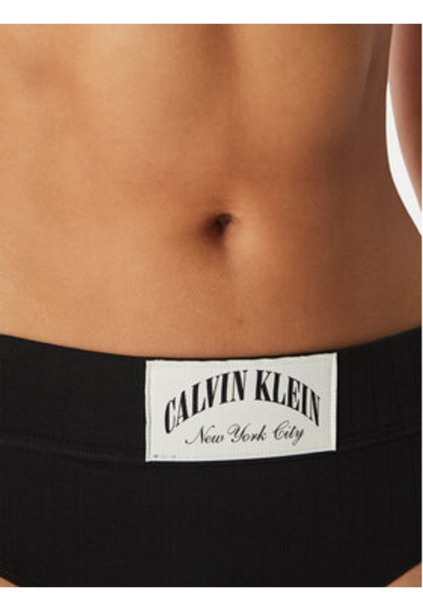 Calvin Klein Underwear Figi klasyczne z wysokim stanem LV00QF8713 Czarny. Stan: podwyższony. Kolor: czarny. Materiał: bawełna