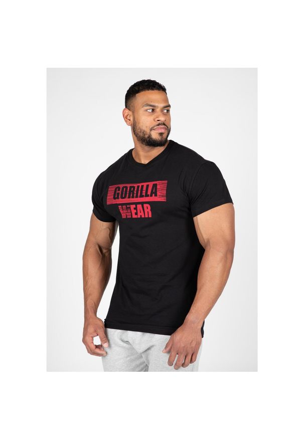 GORILLA WEAR - Murray Koszulka - Czarny. Kolor: czarny. Sport: fitness