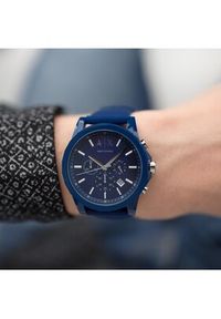 Armani Exchange Zegarek AX1327 Granatowy. Kolor: niebieski #2