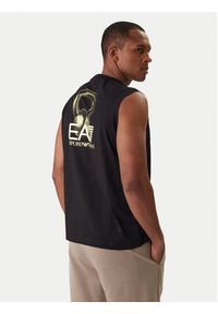 EA7 Emporio Armani Tank top 7M001405 AF22264 UC001 Czarny Regular Fit. Kolor: czarny. Materiał: bawełna #3
