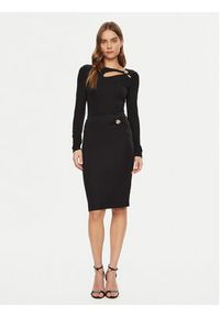 Guess Bluzka W5RP12 KAQL2 Czarny Regular Fit. Kolor: czarny. Materiał: syntetyk