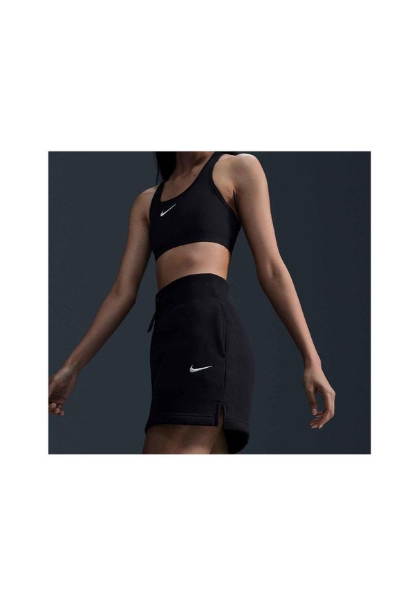 Biustonosz sportowy Nike średnie wsparcie. Kolor: czarny. Materiał: poliester. Technologia: Dri-Fit (Nike). Sport: fitness, taniec