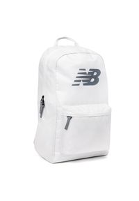 Plecak New Balance LAB23097GYM – biały. Kolor: biały. Materiał: poliester, materiał. Styl: sportowy #1