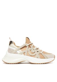 Pinko - PINKO Sneakersy Ariel 01 SS0023T038 Beżowy. Kolor: beżowy. Materiał: materiał