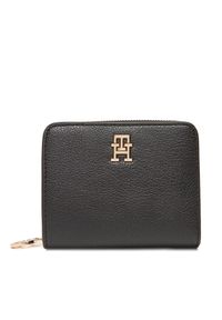 TOMMY HILFIGER - Mały Portfel Damski Tommy Hilfiger. Kolor: czarny
