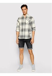 G-Star RAW - G-Star Raw Szorty jeansowe 3301 Slim ½ D10481-A634-9887 Czarny Slim Fit. Kolor: czarny. Materiał: bawełna #3