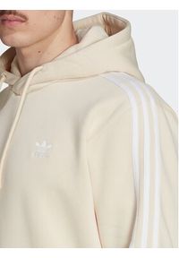 Adidas - adidas Bluza adicolor Classics 3-Stripes Hoodie IB1416 Beżowy Regular Fit. Kolor: beżowy. Materiał: bawełna