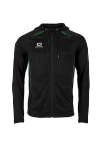 STANNO - Bluza dresowa z pełnym zamkiem błyskawicznym Stanno Stadio. Kolor: czarny, zielony, wielokolorowy. Materiał: dresówka