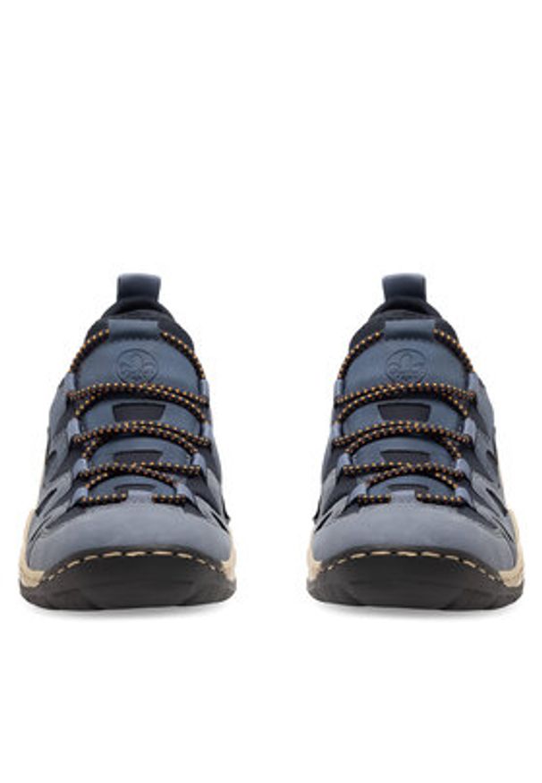 Rieker Półbuty L0546-14 Niebieski. Kolor: niebieski. Materiał: syntetyk