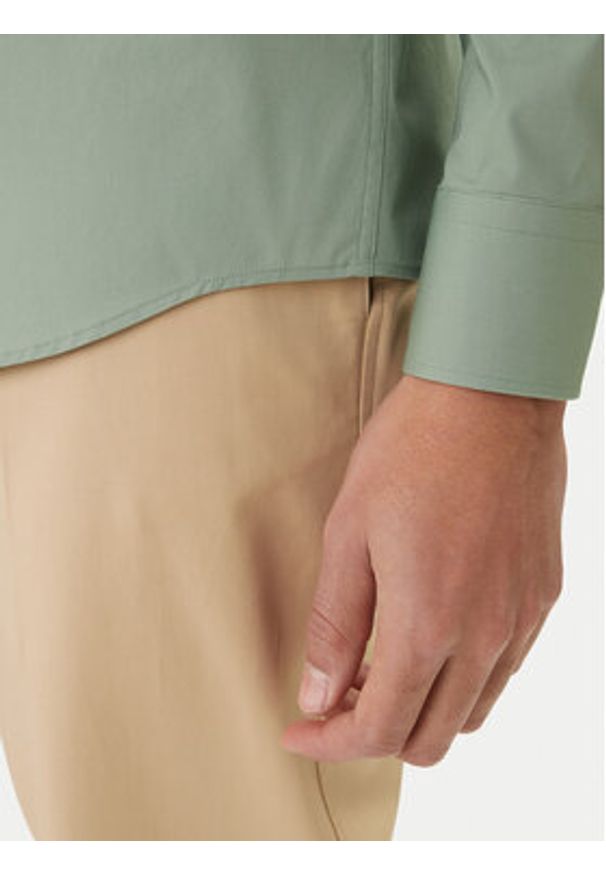 BOSS Koszula H-Hank 50469345 Zielony Slim Fit. Kolor: zielony. Materiał: bawełna