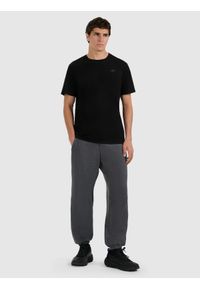 4f - 4F Spodnie dresowe joggery męskie - szare L. Kolor: szary. Materiał: dresówka #1