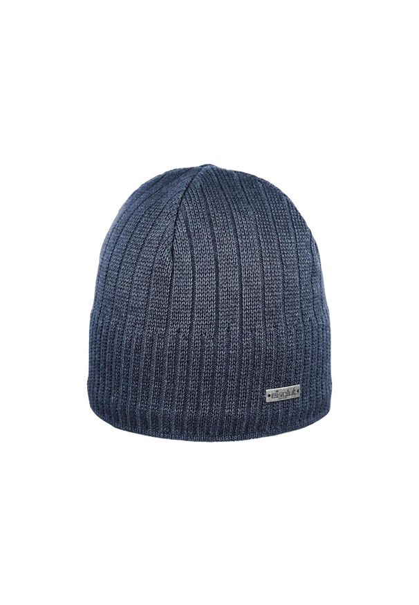 EISGLUT - Czapka męska Eisglut Kaig Cotton beanie zimowa wełniana. Kolor: niebieski. Materiał: wełna. Sezon: zima. Styl: sportowy