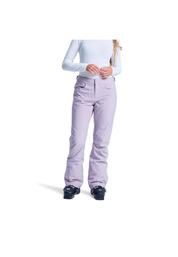 Roxy - Spodnie do sportów zimowych techniczne damskie BACKYARD 10K. Kolor: fioletowy. Materiał: poliester, materiał. Sezon: zima. Sport: narciarstwo