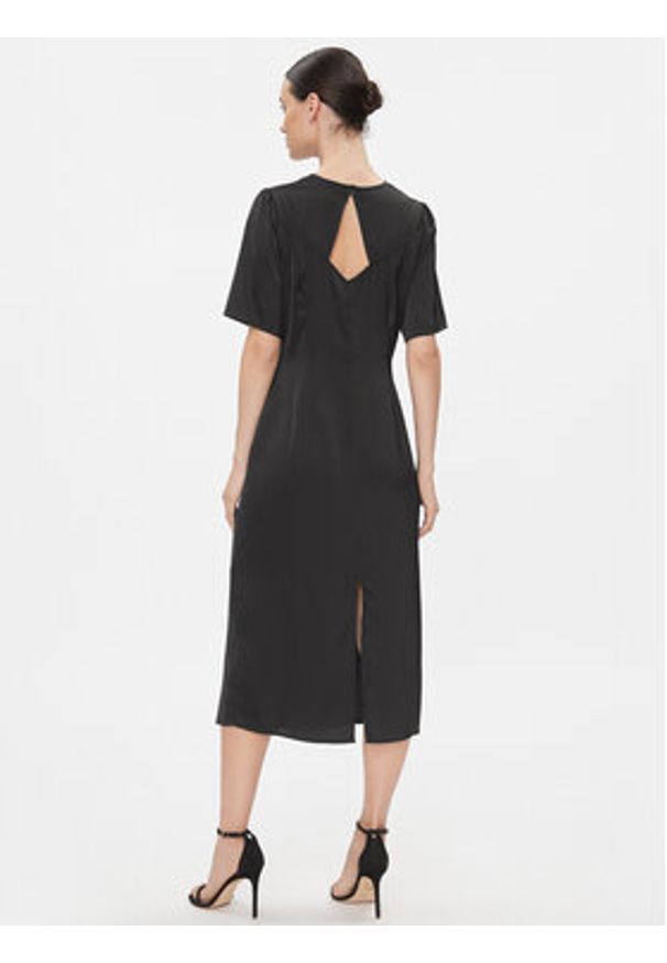 Bruuns Bazaar Sukienka codzienna Nemi BBW3622 Czarny Regular Fit. Okazja: na co dzień. Kolor: czarny. Materiał: syntetyk. Typ sukienki: proste. Styl: casual