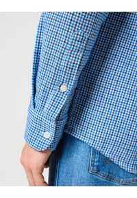 Wrangler - WRANGLER MĘSKA KOSZULA 1 PKT SHIRT WRANGLER BLUE 112357232 W5X2018059