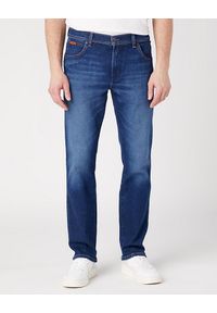 Wrangler - WRANGLER MĘSKIE SPODNIE JEANSOWE JEANS TEXAS SLIM STAR MAN W12SU8234