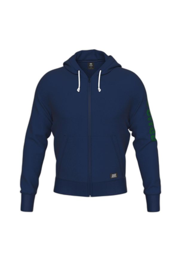 ERREA - Sweat zapinany na zamek błyskawiczny z kapturem Errea Essential. Typ kołnierza: kaptur. Kolor: niebieski. Sport: fitness