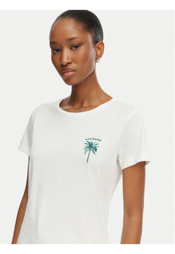 BOSS T-Shirt C_Elove_4 50559077 Biały Slim Fit. Kolor: biały. Materiał: bawełna