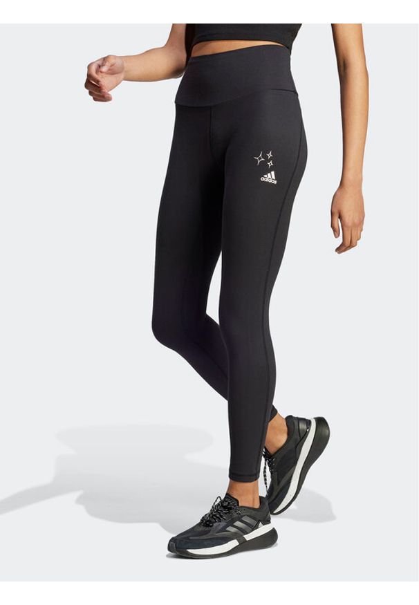 Adidas - adidas Legginsy IJ8762 Czarny. Kolor: czarny. Materiał: syntetyk