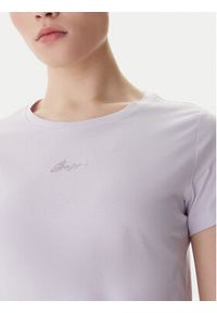 BOSS T-Shirt Elove 50554696 Fioletowy Slim Fit. Kolor: fioletowy. Materiał: bawełna #5