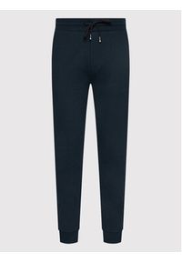 BOSS - Boss Spodnie dresowe Lamont 92 50471958 Granatowy Regular Fit. Kolor: niebieski. Materiał: bawełna #5
