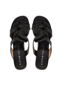 Hispanitas Klapki HV264817 C004 Czarny. Kolor: czarny. Materiał: skóra #2