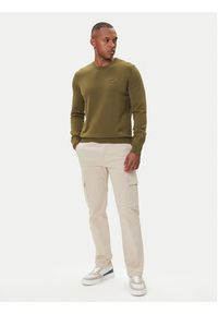 Aeronautica Militare Sweter 252MA1611UL00506 Zielony Regular Fit. Kolor: zielony. Materiał: bawełna #3