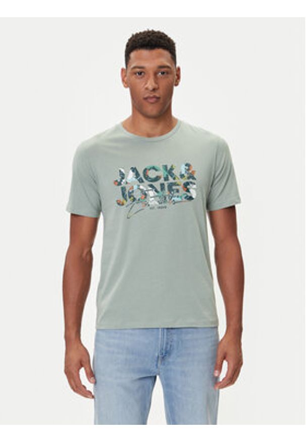 Jack & Jones Komplet t-shirtów Geplas 12288304 Kolorowy Regular Fit. Materiał: bawełna. Wzór: kolorowy