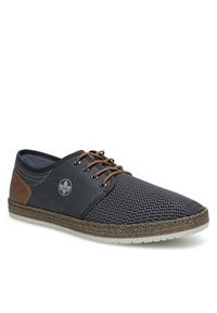 Rieker Półbuty B5249-45 Szary. Kolor: szary. Materiał: materiał