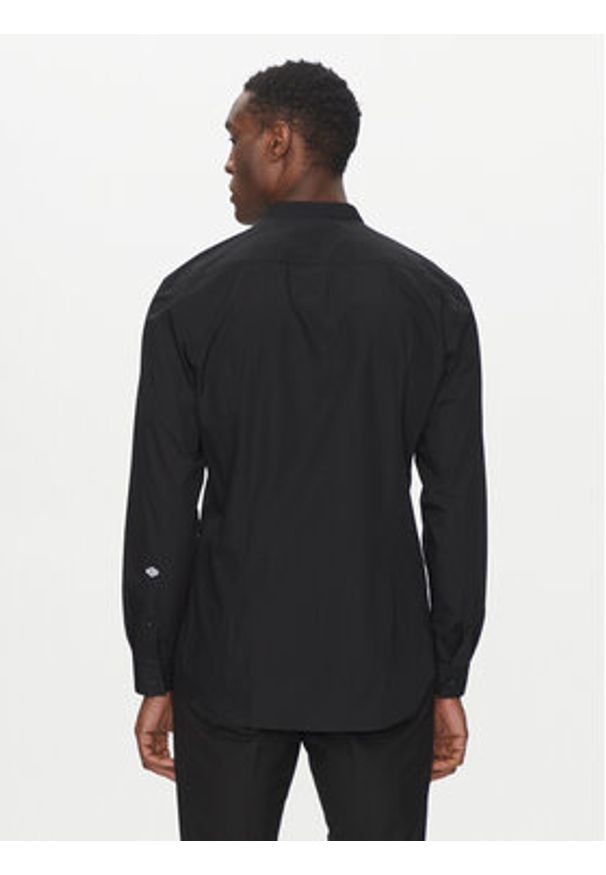 Hugo - HUGO Koszula Kaleb 50539772 Czarny Slim Fit. Kolor: czarny. Materiał: bawełna