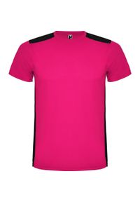ROLY - Koszulka Sportowa Z Krótkim Rękawem Dla Dorosłych Unisex Detroit. Kolor: różowy, wielokolorowy, czarny. Długość rękawa: krótki rękaw. Długość: krótkie. Sport: turystyka piesza #1
