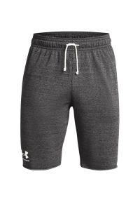 Spodenki męskie Under Armour Ua Rival Terry. Kolor: wielokolorowy, szary, biały. Materiał: bawełna, materiał. Sport: fitness #1