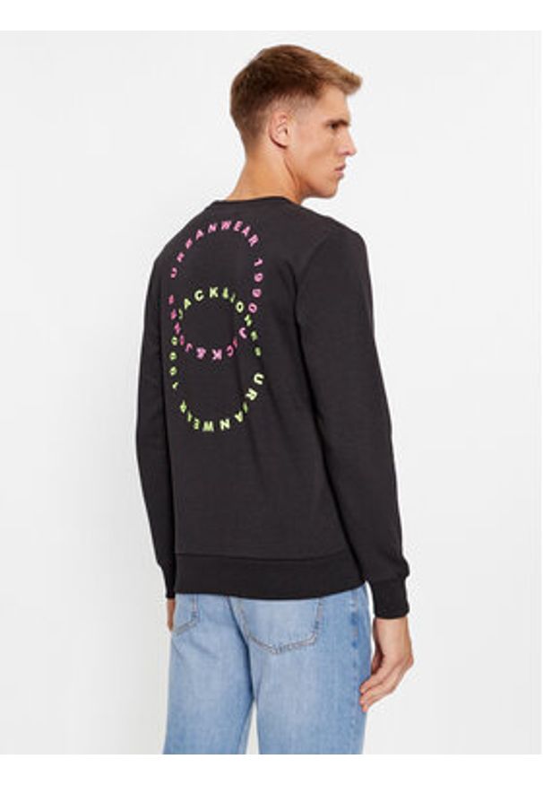 Jack & Jones - Jack&Jones Bluza Thiba 12236175 Czarny Regular Fit. Kolor: czarny. Materiał: bawełna, syntetyk